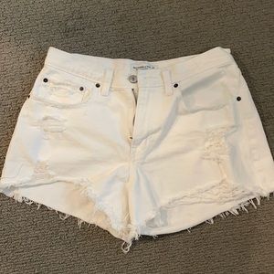 Abercrombie Curve Love Jean Shorts